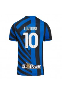 Inter Milan Lautaro Martinez #10 Fotballdrakt Hjemme Klær 2024-25 Korte ermer